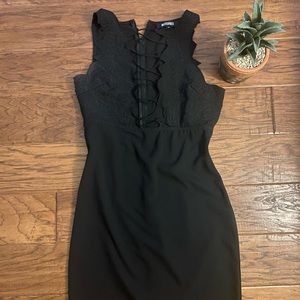 MISSGUIDED LACE UP DRESS